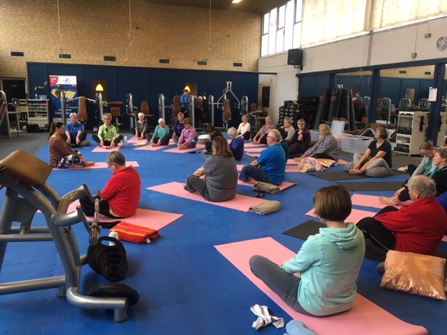 Grote belangstelling workshop yoga